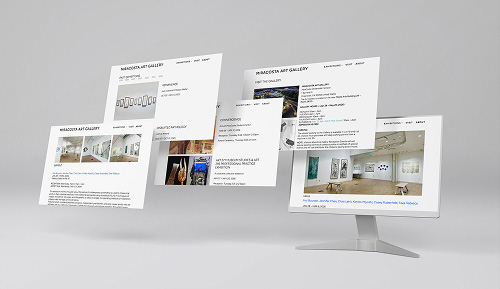 MCC Art Gallery Website Mockup