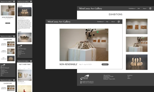 Dulce's high fidelity wireframes
